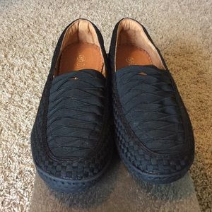 NWT Bernie Mev Lola black slip on shoes